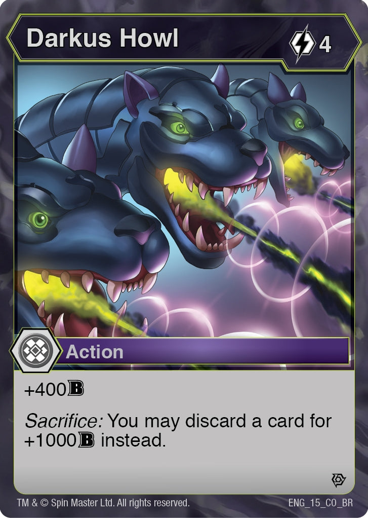 Image for Darkus Howl (15) (Resurgence) - Bakugan TCG