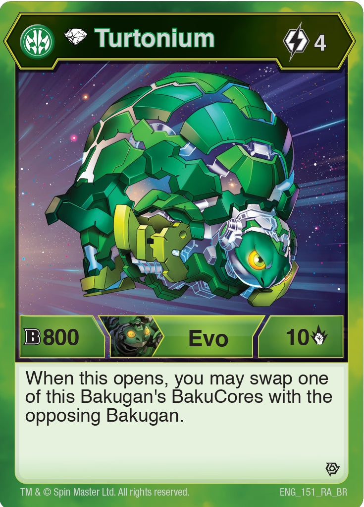 Image for Diamond Turtonium (151) (Resurgence) - Bakugan TCG