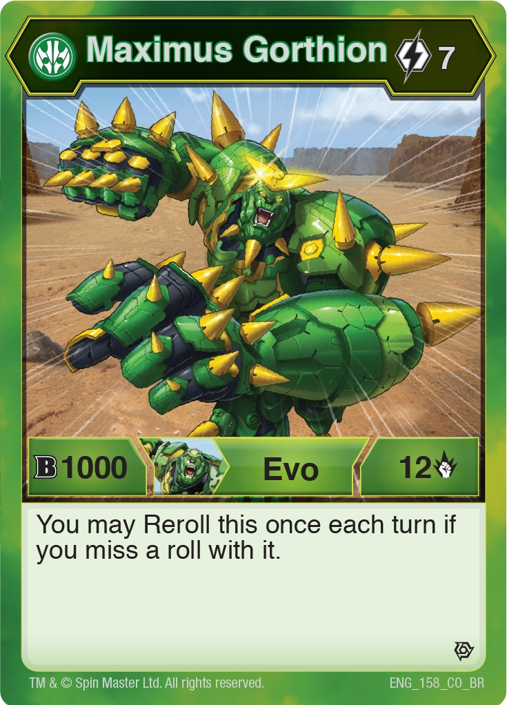 Image for Maximus Gorthion (158) (Resurgence) - Bakugan TCG
