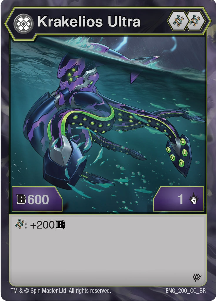 Image for Krakelios Ultra (200) (200) (Resurgence) - Bakugan TCG