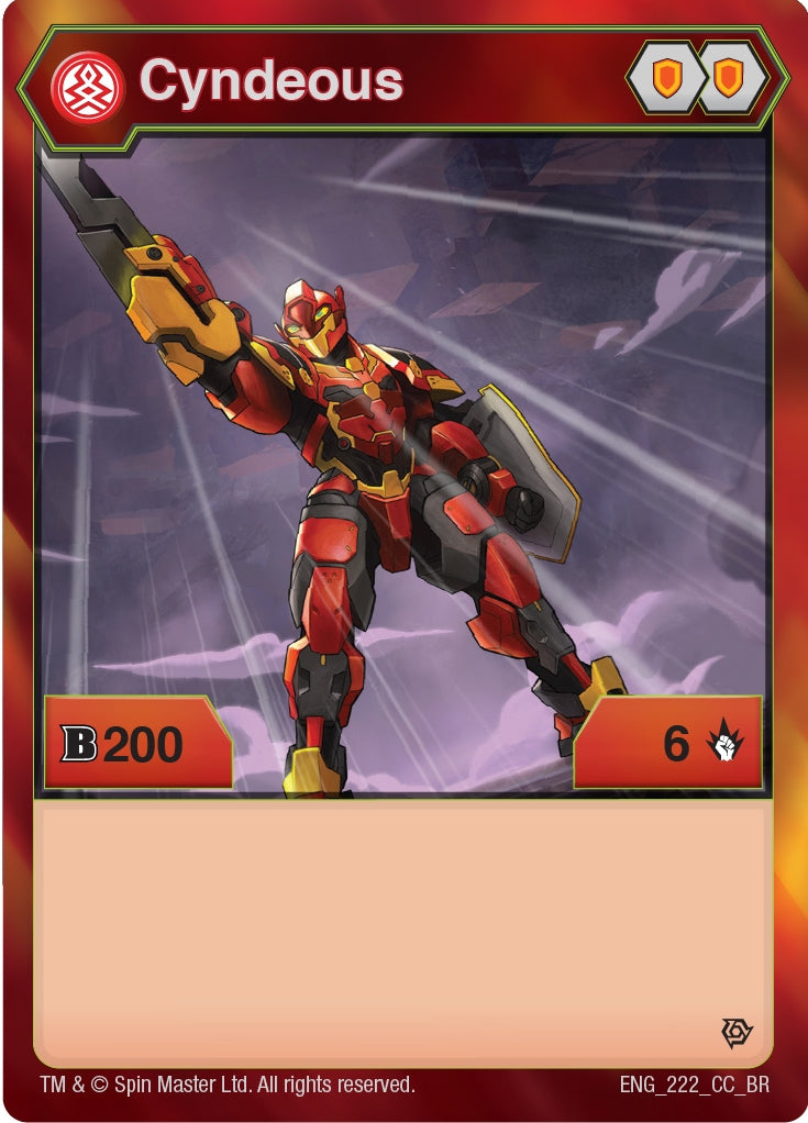 Image for Cyndeous (222) (222) (Resurgence) - Bakugan TCG