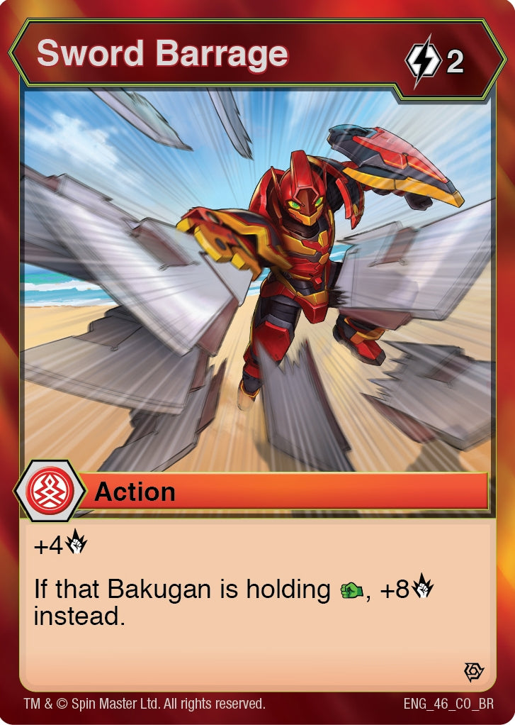 Image for Sword Barrage (46) (Resurgence) - Bakugan TCG