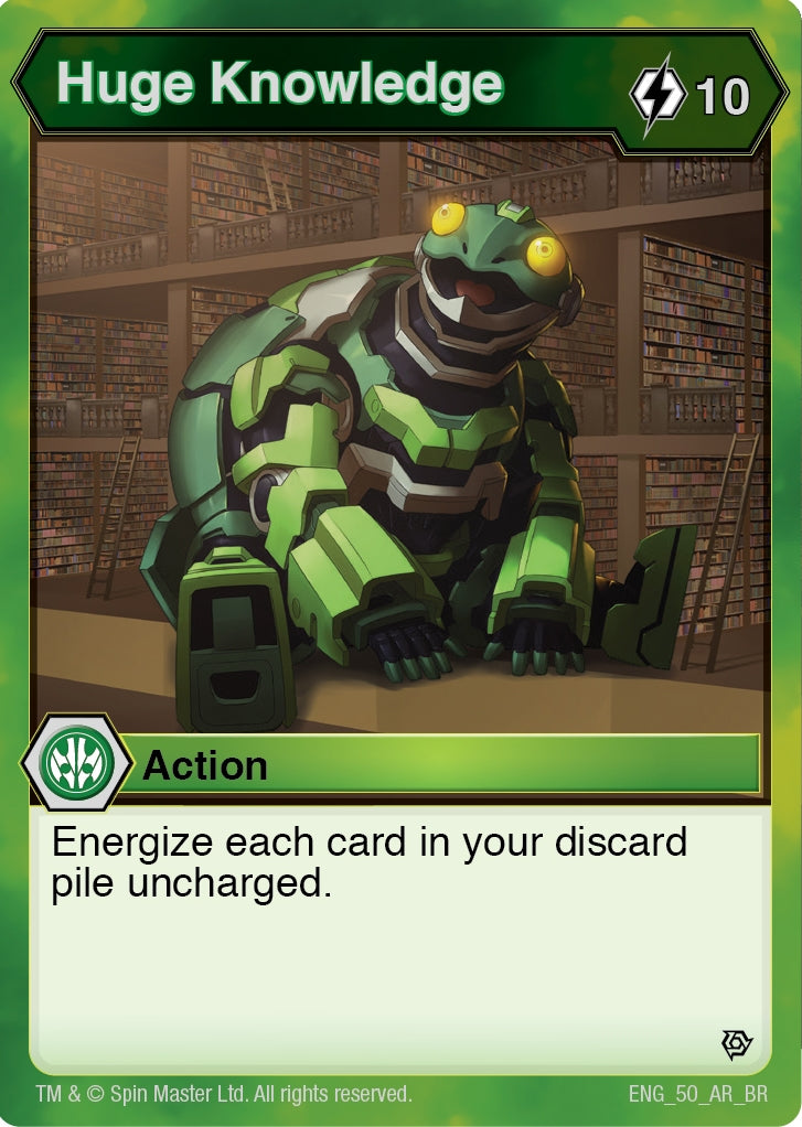 Image for Huge Knowledge (50) (Resurgence) - Bakugan TCG