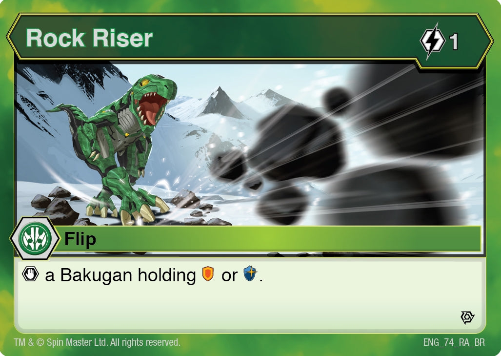 Image for Rock Riser (74) (Resurgence) - Bakugan TCG