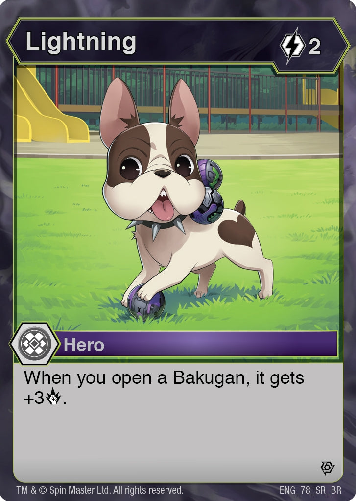 Image for Lightning (78) (Resurgence) - Bakugan TCG