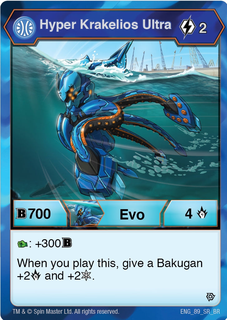 Image for Hyper Krakelios Ultra (89) (Resurgence) - Bakugan TCG
