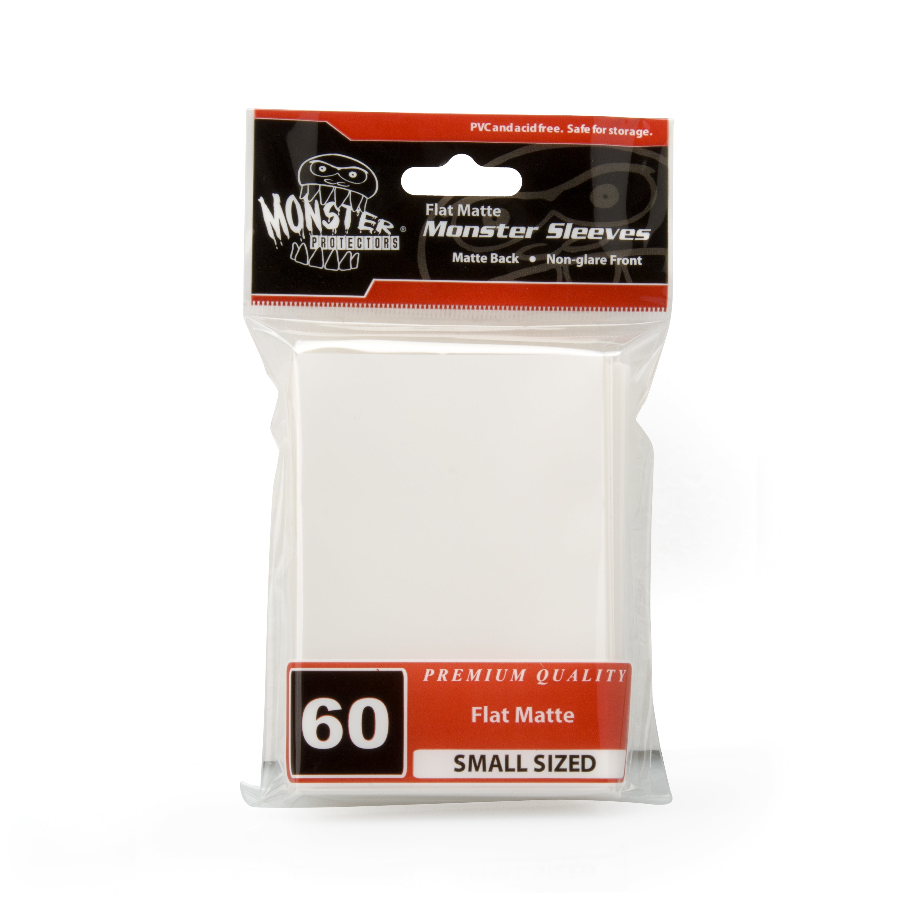 Image for Small Sleeves - Flat Matte - White (60-Pack) - Card Sleeves