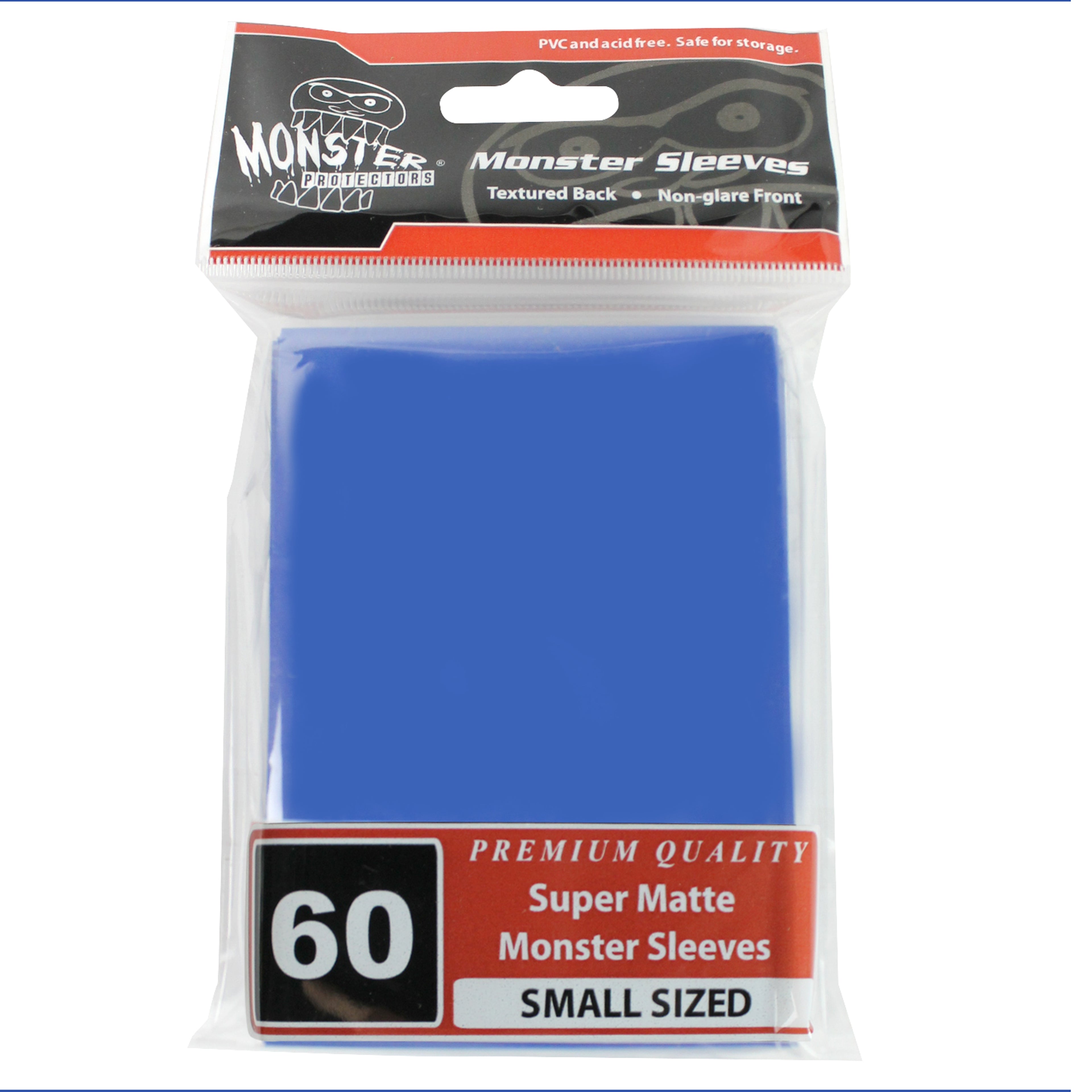 Image for Small Sleeves - Super Matte - Blue (60-Pack) - Card Sleeves