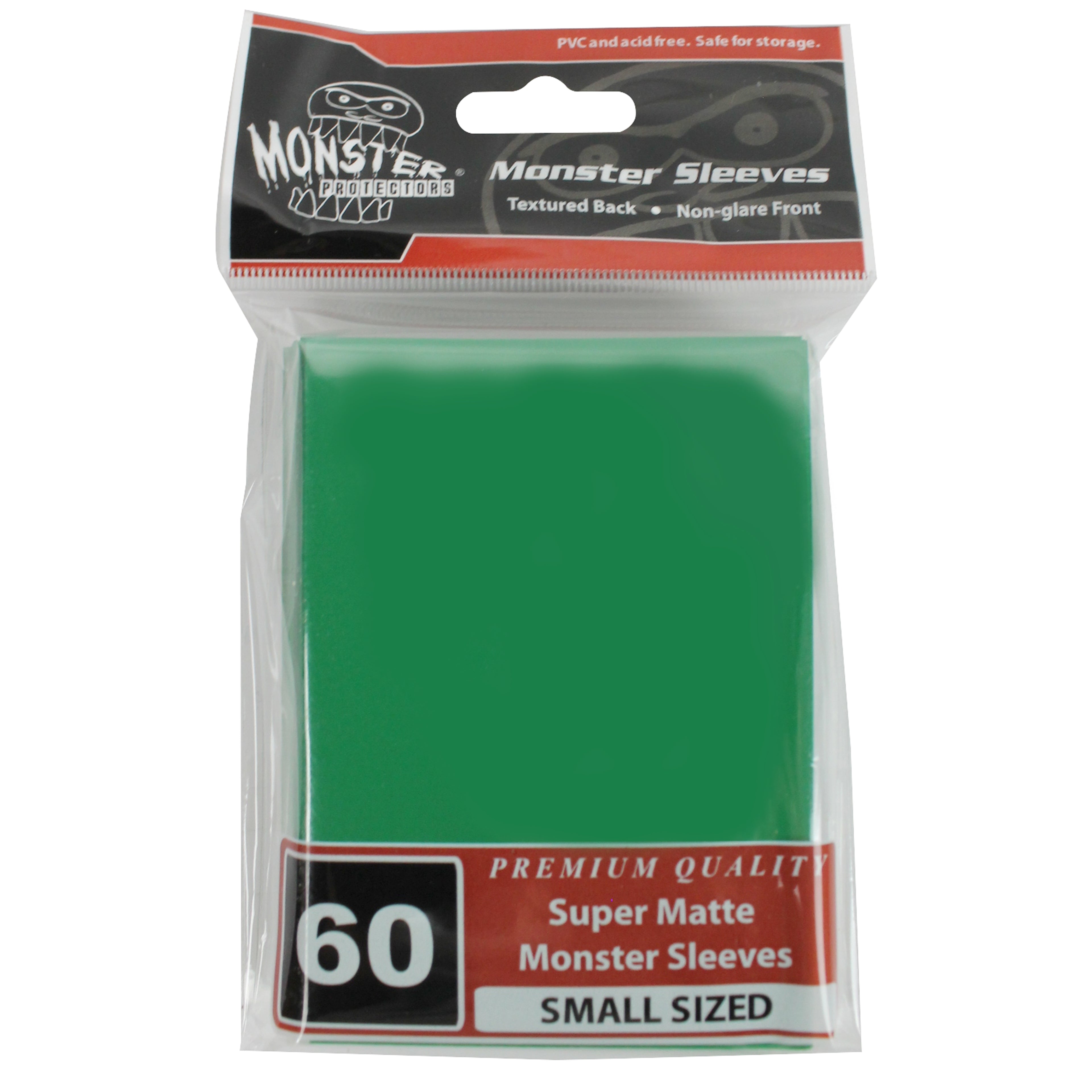 Image for Small Sleeves - Super Matte - Green (60-Pack) - Card Sleeves