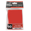 Image for Small Sleeves - Super Matte - Red (60-Pack) - Card Sleeves