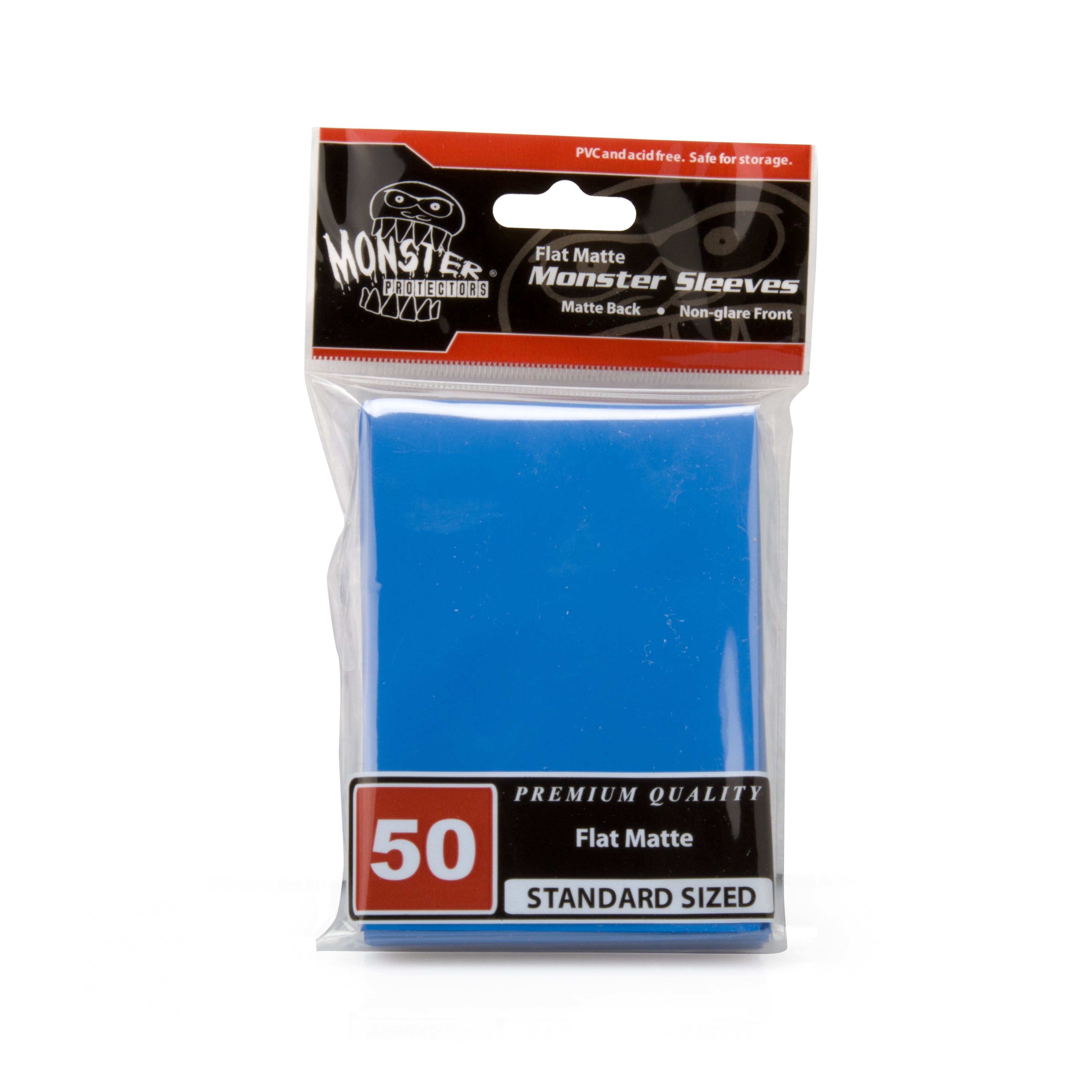 Image for Standard Sleeves - Flat Matte - Blue (50-Pack) - Card Sleeves