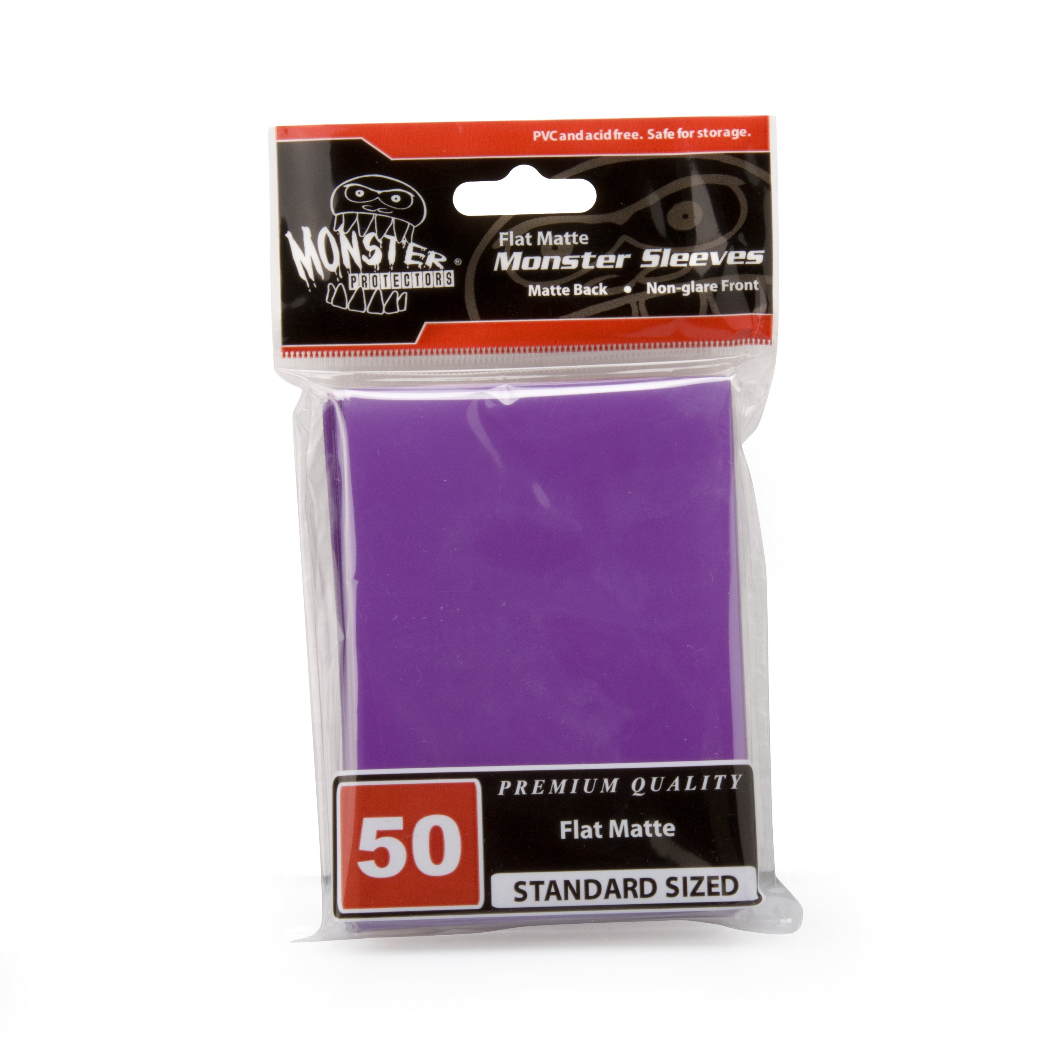 Image for Standard Sleeves - Flat Matte - Purple (50-Pack) - Card Sleeves