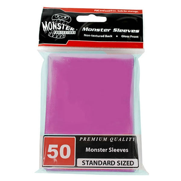 Image for Standard Sleeves - Glossy - Pink (50-Pack) - Card Sleeves