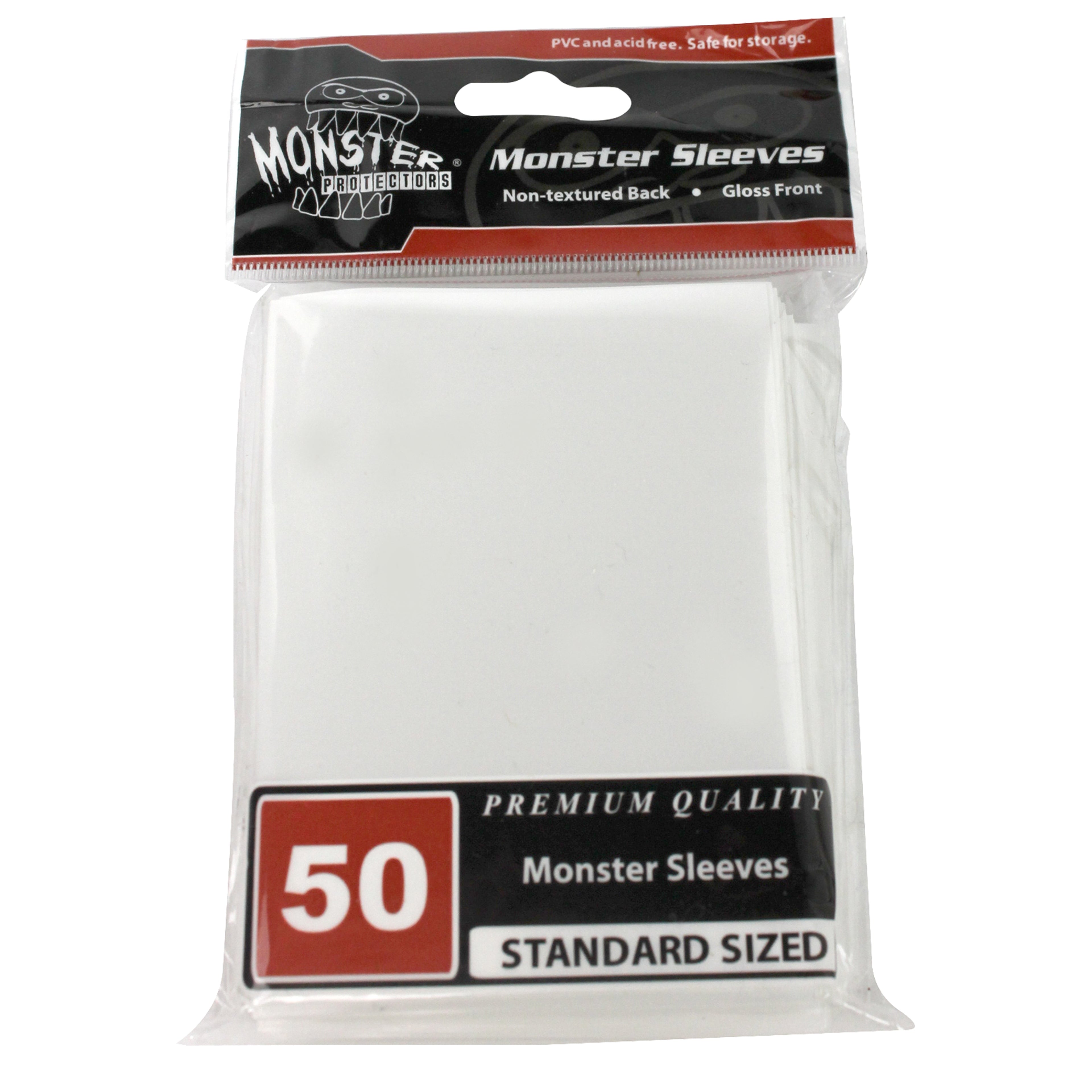 Image for Standard Sleeves - Glossy - White (50-Pack) - Card Sleeves