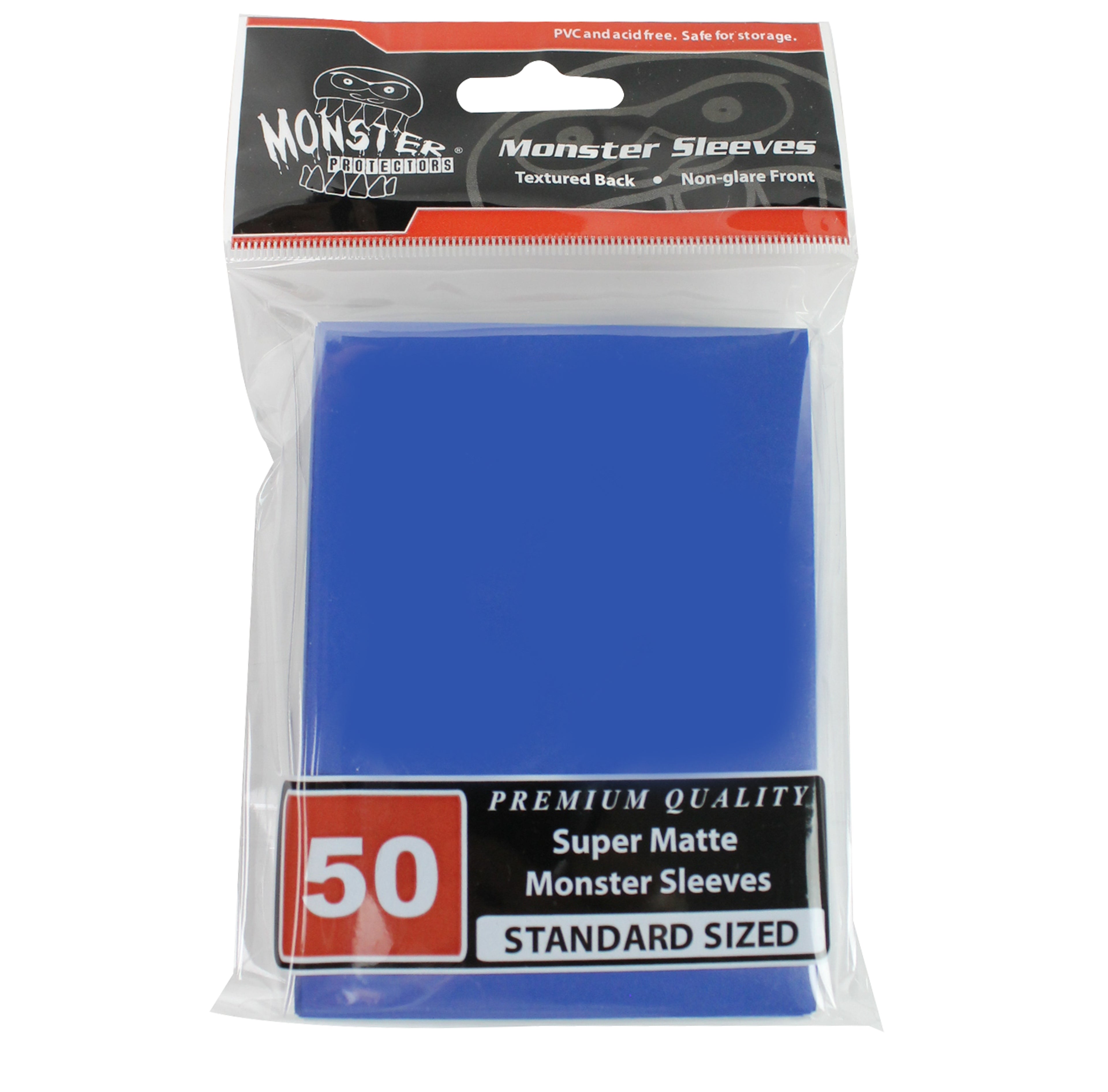 Image for Standard Sleeves - Super Matte - Blue (50-Pack) - Card Sleeves