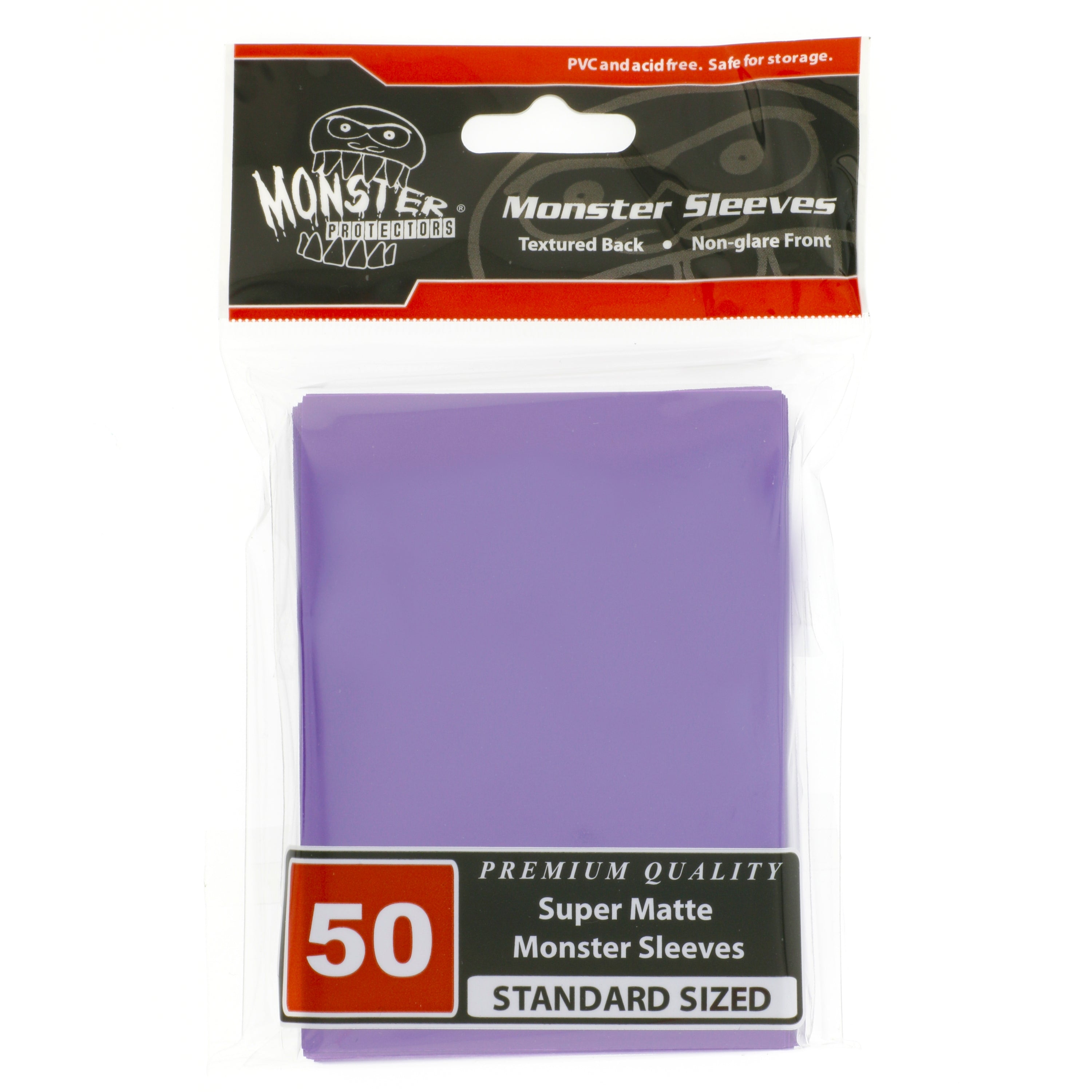 Image for Standard Sleeves - Super Matte - Purple (50-Pack) - Card Sleeves