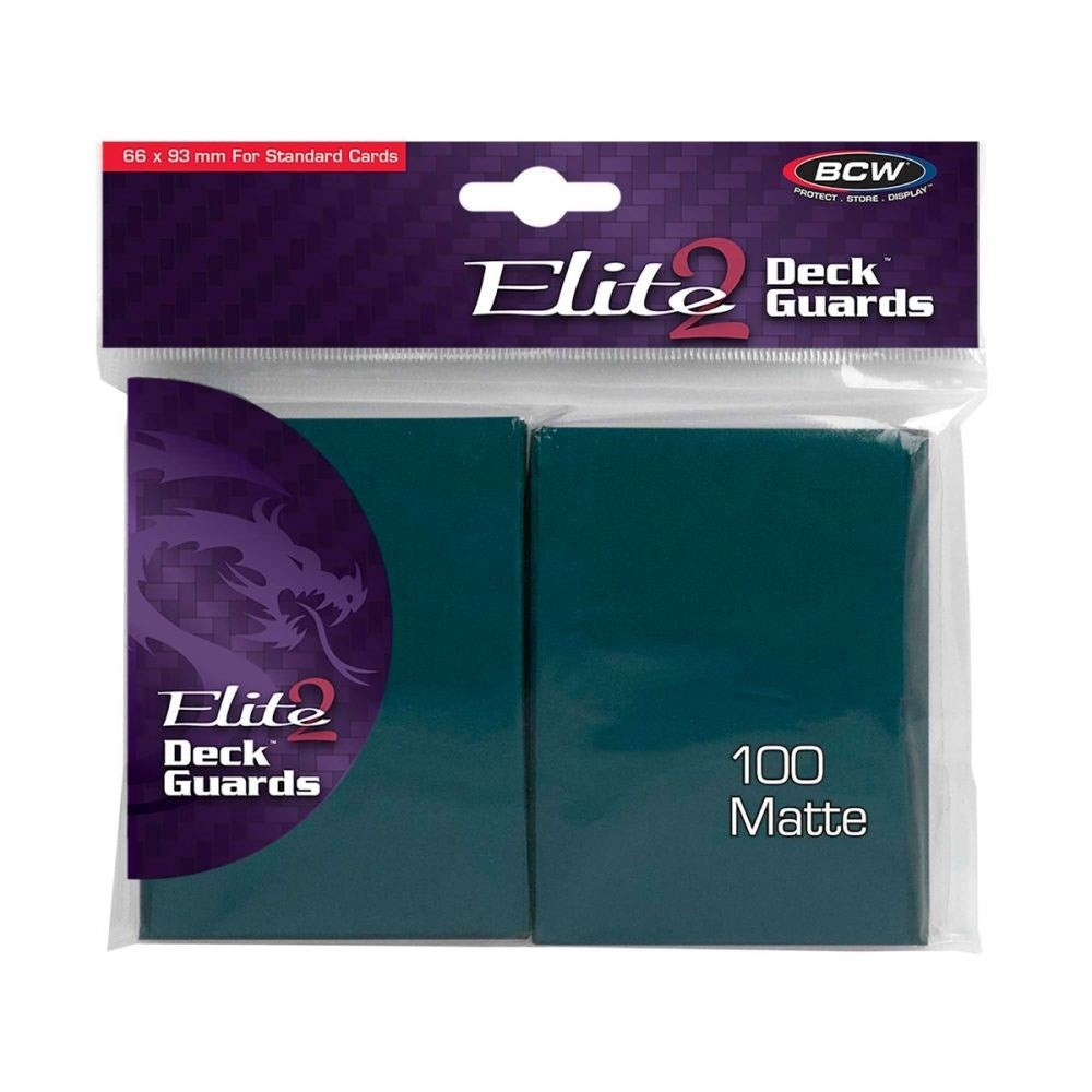 Image for Elite2 Deck Guards - Matte Standard - Teal (100-Pack) - Card Sleeves