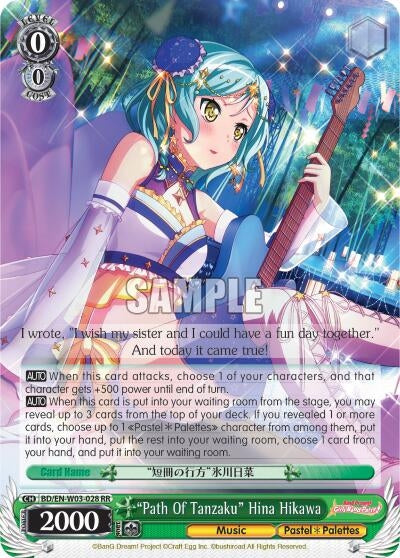 Image for "Path Of Tanzaku" Hina Hikawa (BD/EN-W03-028 RR) (BanG Dream! Girls Band Party! MULTI LIVE) - Weiss Schwarz