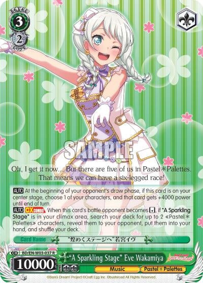 Image for "A Sparkling Stage" Eve Wakamiya (BD/EN-W03-037 R) (BanG Dream! Girls Band Party! MULTI LIVE) - Weiss Schwarz
