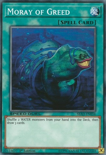 Image for Moray of Greed (SBAD-EN034) (SBAD) - YuGiOh