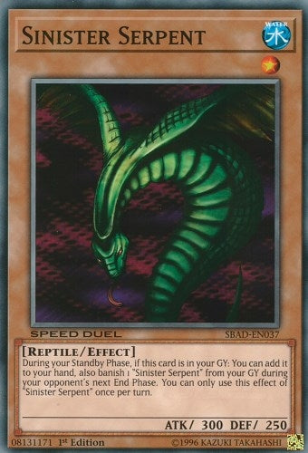 Image for Sinister Serpent (SBAD-EN037) (SBAD) - YuGiOh