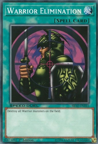 Image for Warrior Elimination (SBAD-EN041) (SBAD) - YuGiOh