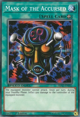 Image for Mask of the Accursed (SBAD-EN042) (SBAD) - YuGiOh