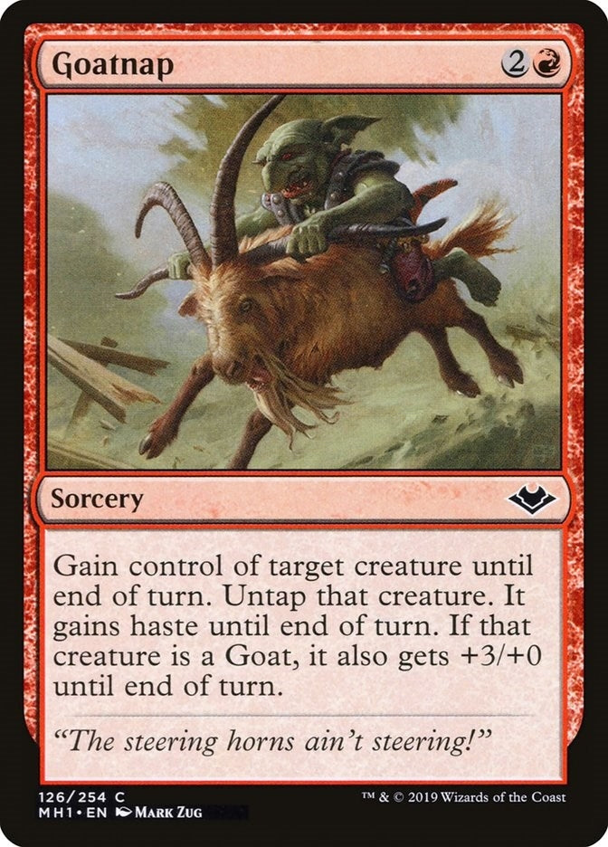 Image for Goatnap (126) (Modern Horizons) - Magic: The Gathering