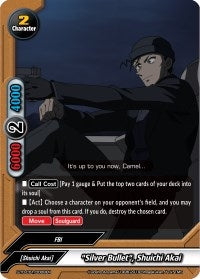 Image for "Silver Bullet" Shuichi Akai (S-TD-C01/0008EN) (S-TD-C01: Case Closed -Side:White-) - Future Card BuddyFight