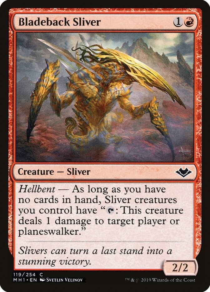 Image for Bladeback Sliver (119) (Modern Horizons) - Magic: The Gathering