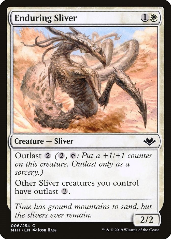 Image for Enduring Sliver (6) (Modern Horizons) - Magic: The Gathering