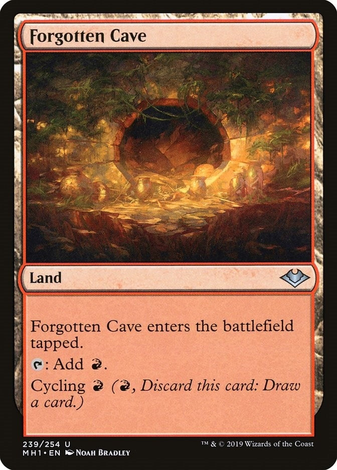 Image for Forgotten Cave (239) (Modern Horizons) - Magic: The Gathering