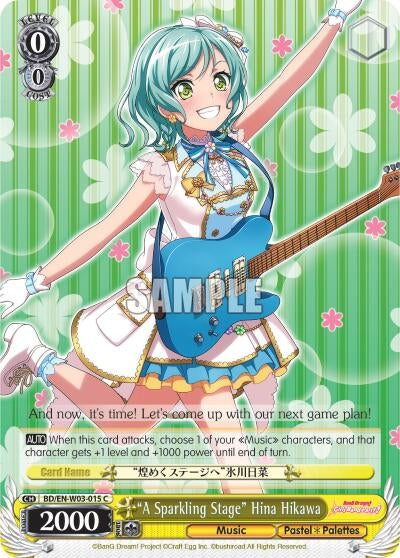 Image for "A Sparkling Stage" Hina Hikawa (BD/EN-W03-015 C) (BanG Dream! Girls Band Party! MULTI LIVE) - Weiss Schwarz
