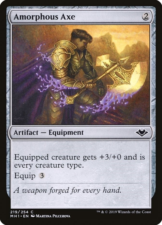 Image for Amorphous Axe (219) (Modern Horizons) - Magic: The Gathering