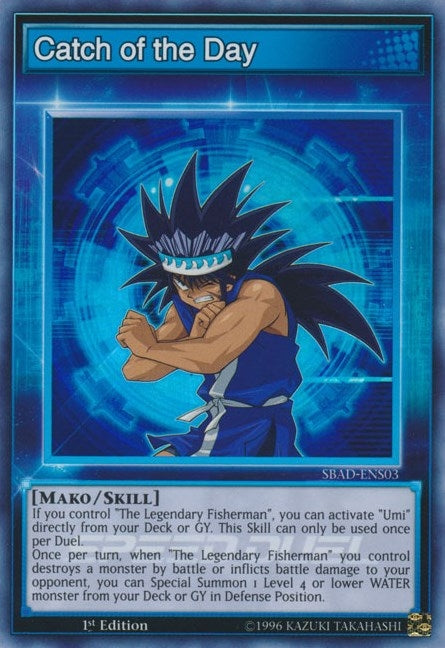 Image for Catch of the Day (SBAD-ENS03) (SBAD) - YuGiOh
