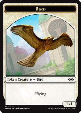 Image for Bird // Emblem - Serra the Benevolent Double-Sided Token (3 // 20) (Modern Horizons) - Magic: The Gathering