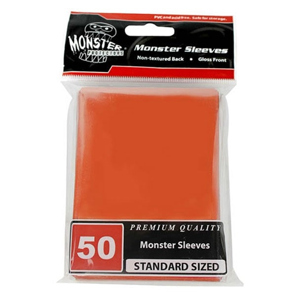 Image for Standard Sleeves - Glossy - Orange (50-Pack) - Card Sleeves