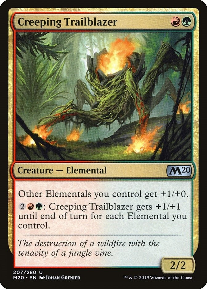 Image for Creeping Trailblazer (207) (Core Set 2020) - Magic: The Gathering
