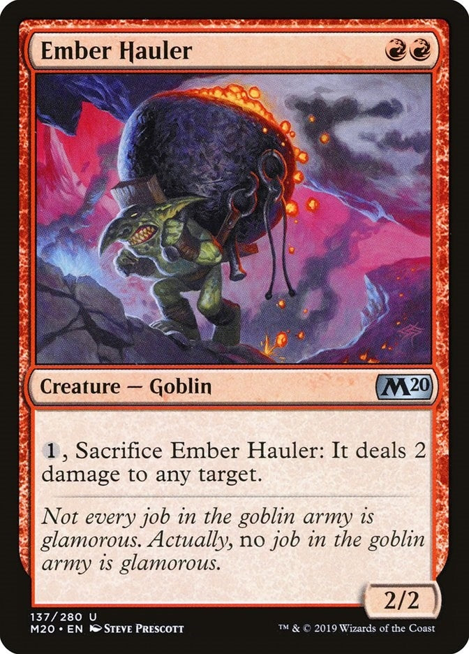 Image for Ember Hauler (137) (Core Set 2020) - Magic: The Gathering