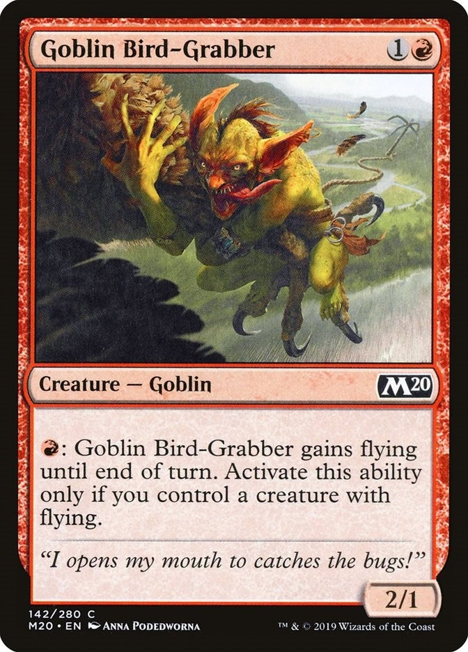 Image for Goblin Bird-Grabber (142) (Core Set 2020) - Magic: The Gathering