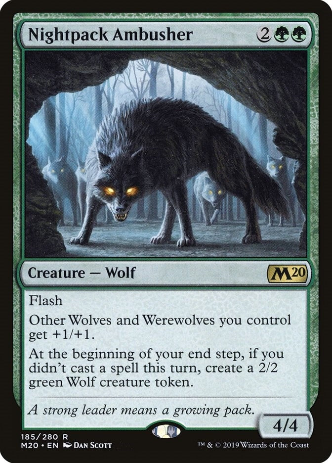 Image for Nightpack Ambusher (185) (Core Set 2020) - Magic: The Gathering
