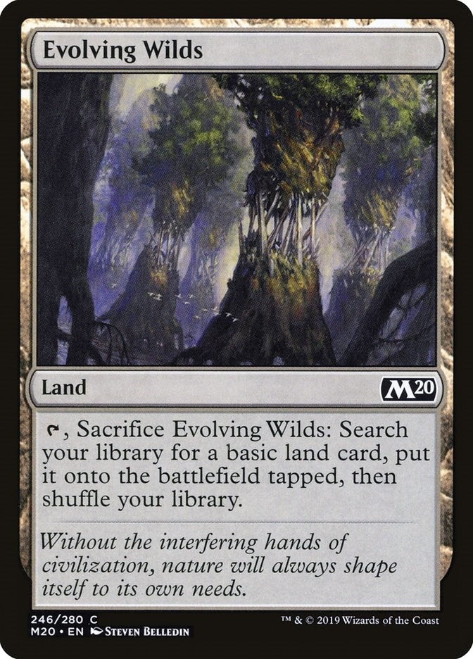 Image for Evolving Wilds (246) (Core Set 2020) - Magic: The Gathering