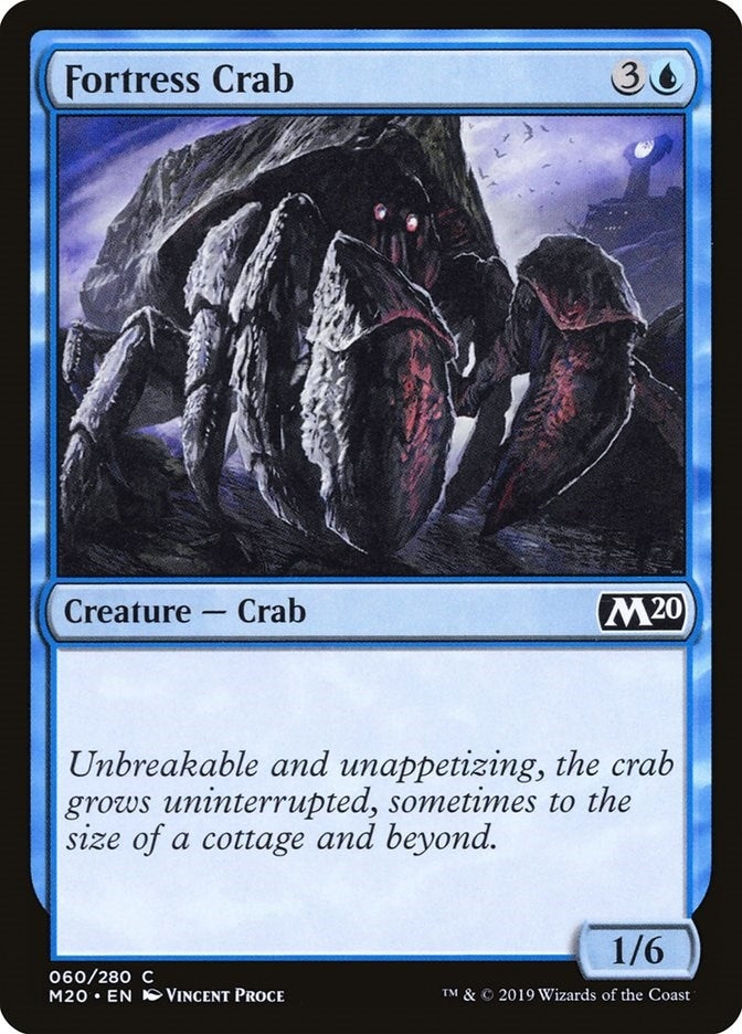 Image for Fortress Crab (60) (Core Set 2020) - Magic: The Gathering
