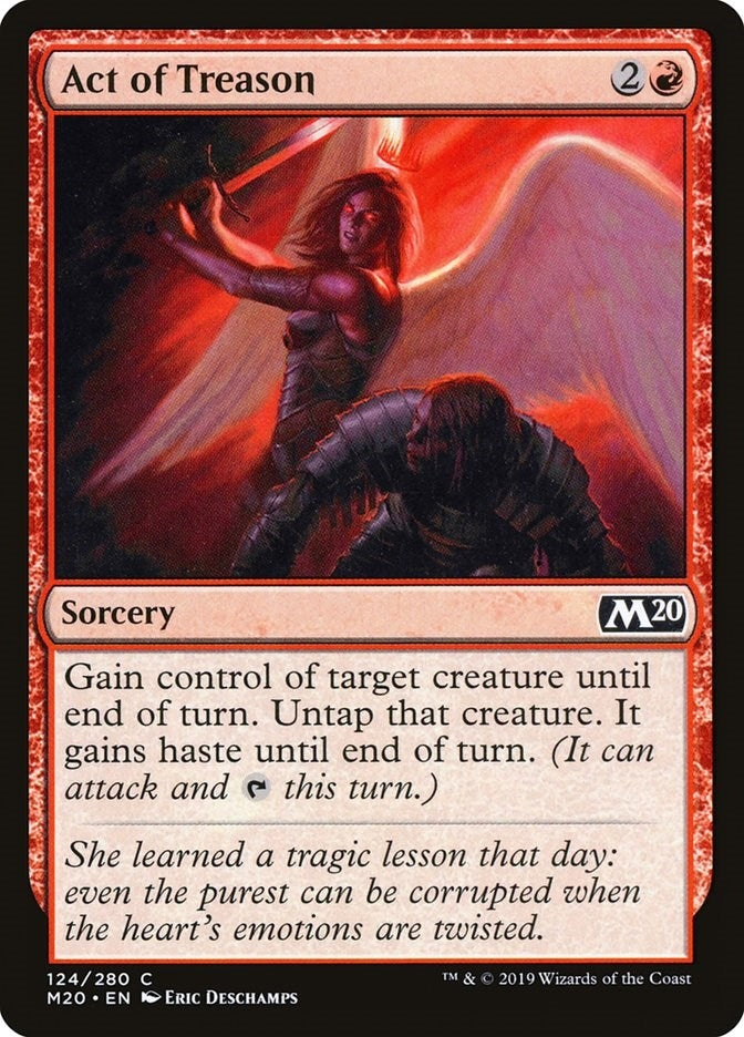 Image for Act of Treason (124) (Core Set 2020) - Magic: The Gathering