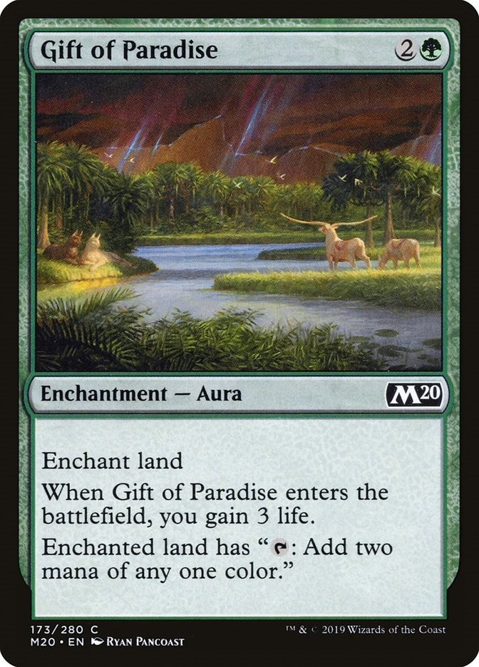 Image for Gift of Paradise (173) (Core Set 2020) - Magic: The Gathering