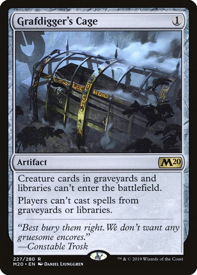 Image for Grafdigger's Cage (227) (Core Set 2020) - Magic: The Gathering