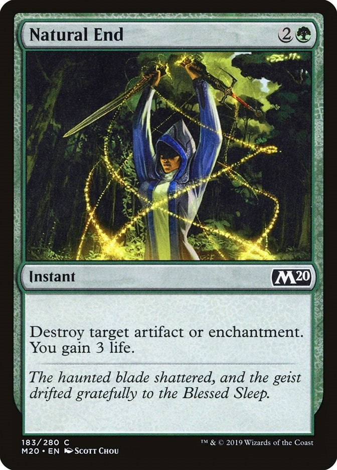 Image for Natural End (183) (Core Set 2020) - Magic: The Gathering