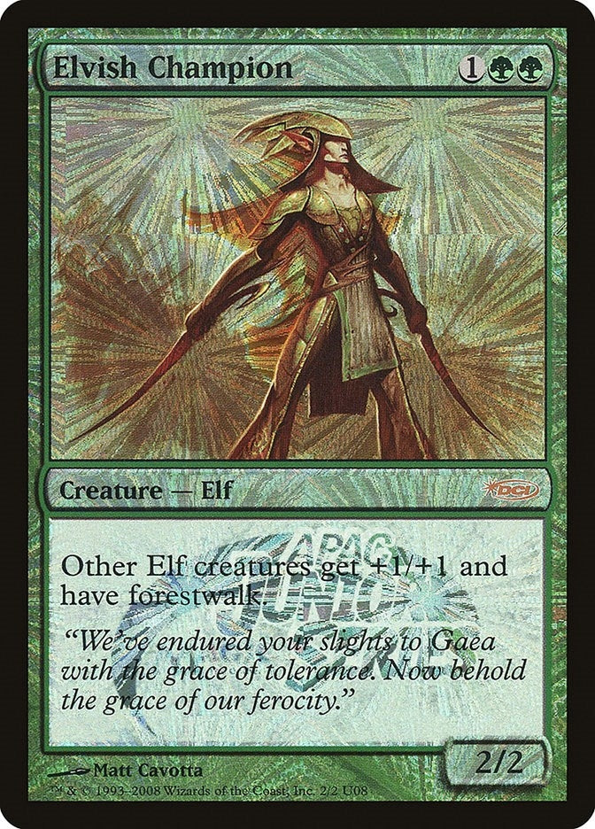 Image for Elvish Champion (Junior APAC Series) (2) (Junior Series Promos) - Magic: The Gathering