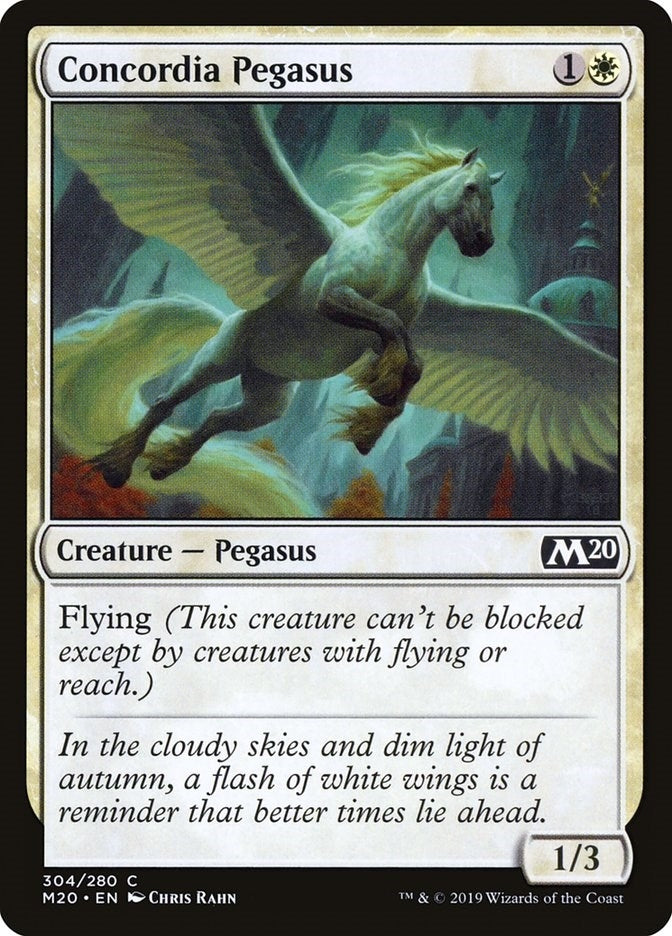 Image for Concordia Pegasus (304) (Core Set 2020) - Magic: The Gathering