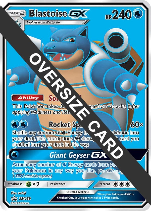 Image for Blastoise GX - SM189 (Black Star Promos) (SM189) (PR) - Pokemon